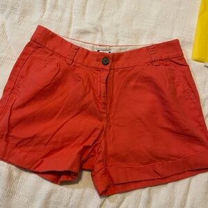 J Crew Salmon Red Shorts